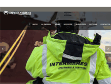 Tablet Screenshot of intermares.com.ar